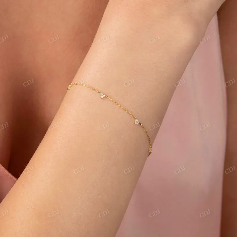 0.11CT Dainty Natural Dimond Bracelet