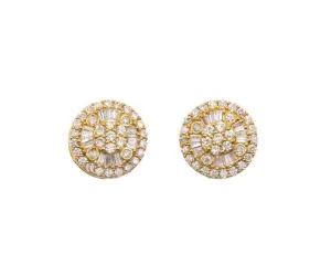 0.72 CT Diamond Earrings