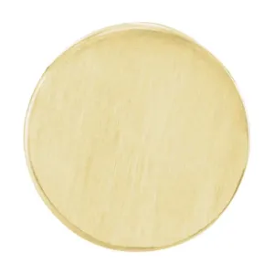 14K Yellow Gold 10 mm Engravable Disc Slide Pendant