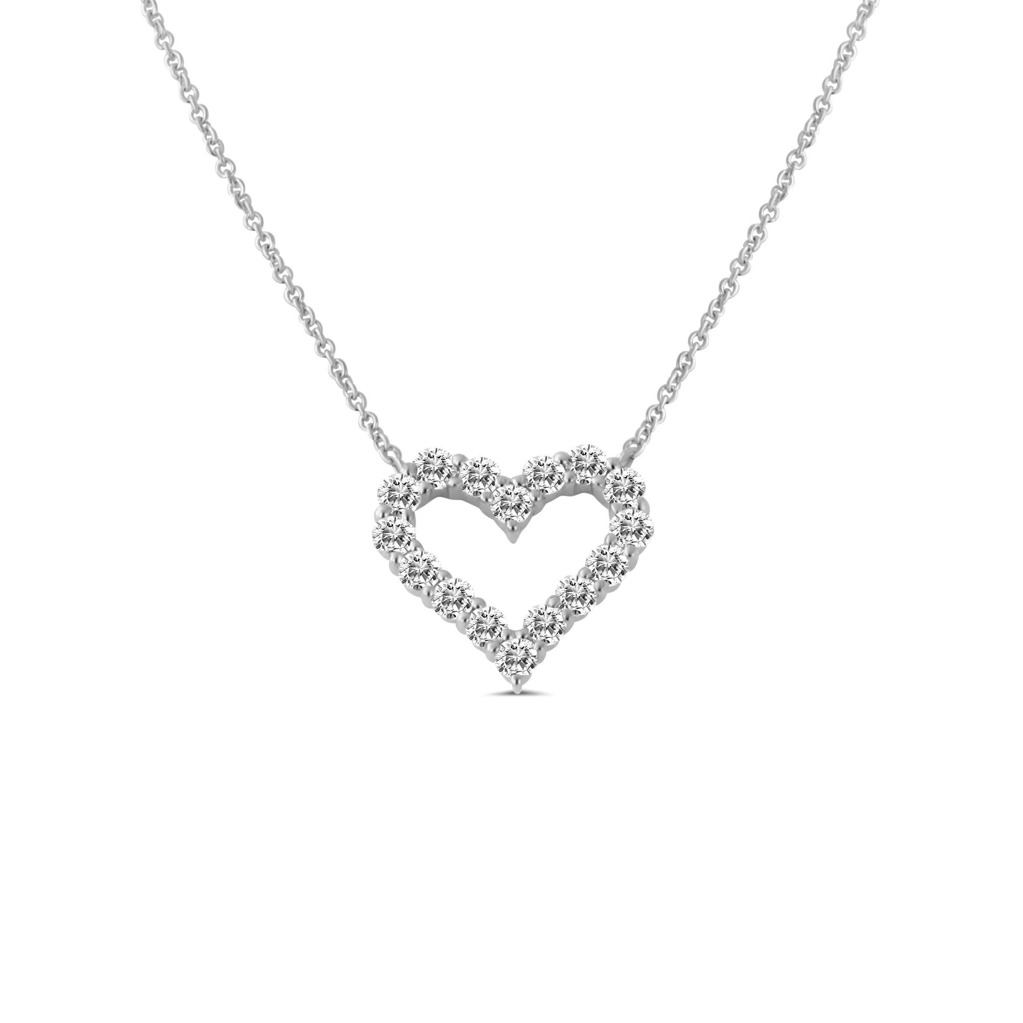 14KW  HEART NECKLACE (151N126A)