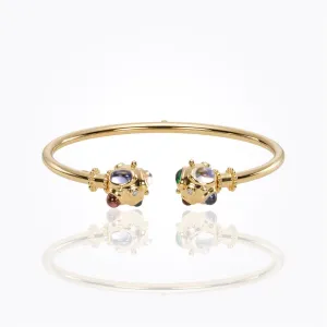 18K Cosmos Bellina Bracelet with royal blue moonstone, tsavorite, tanzanite, pink tourmaline and diamond