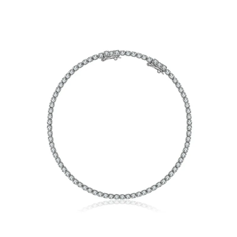 18K Gold 2.3 Carat Tennis Diamond Bracelet
