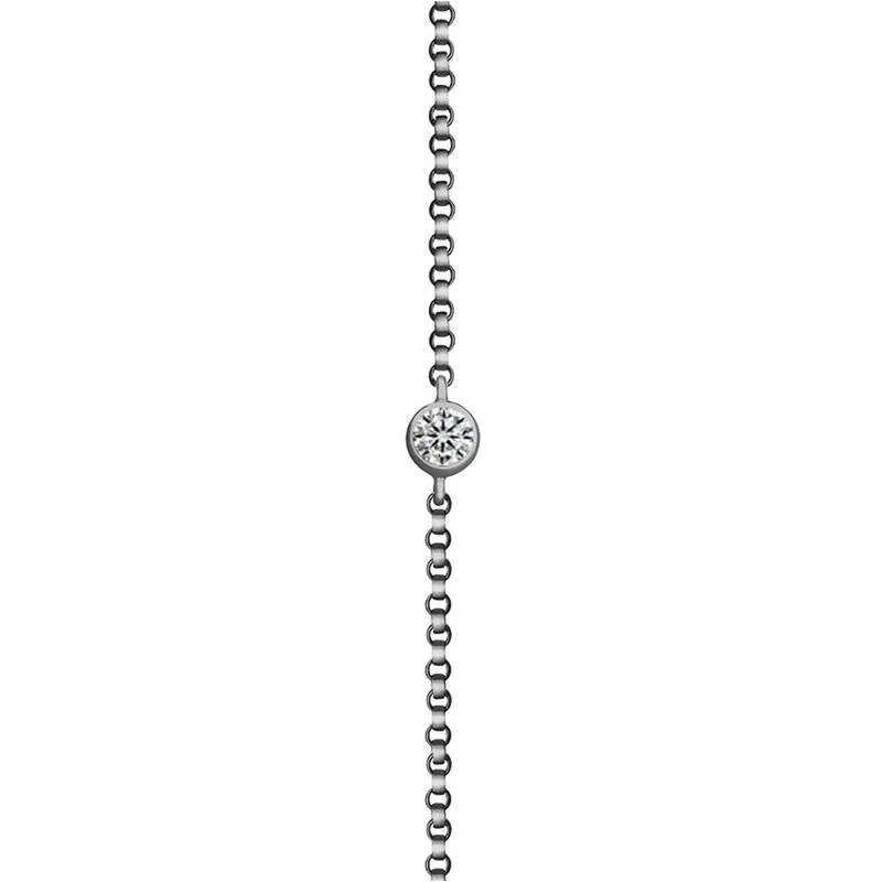18k Gold Single Diamond Bracelet