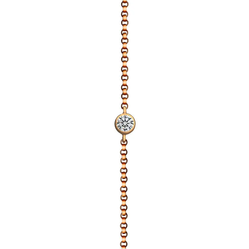 18k Gold Single Diamond Bracelet