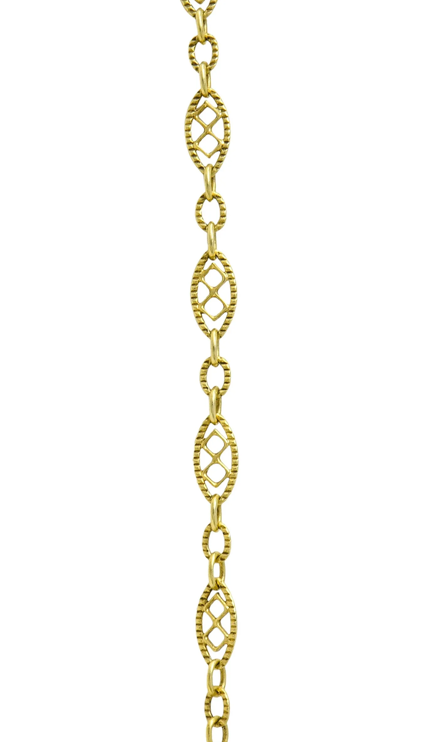 1940's Retro Carved Jade 14 Karat Gold Floral Pendant Necklace