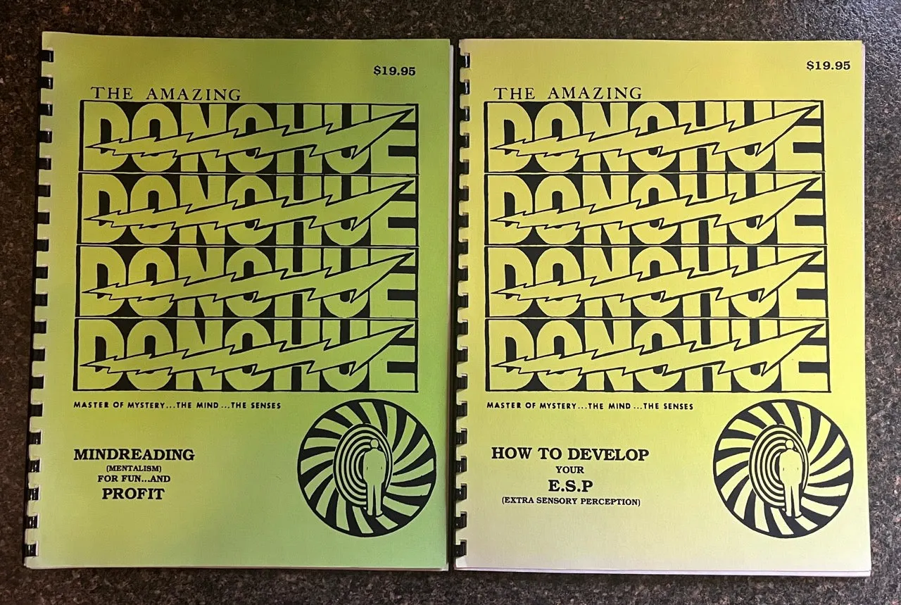 2 Titles by The Amazing Donohue