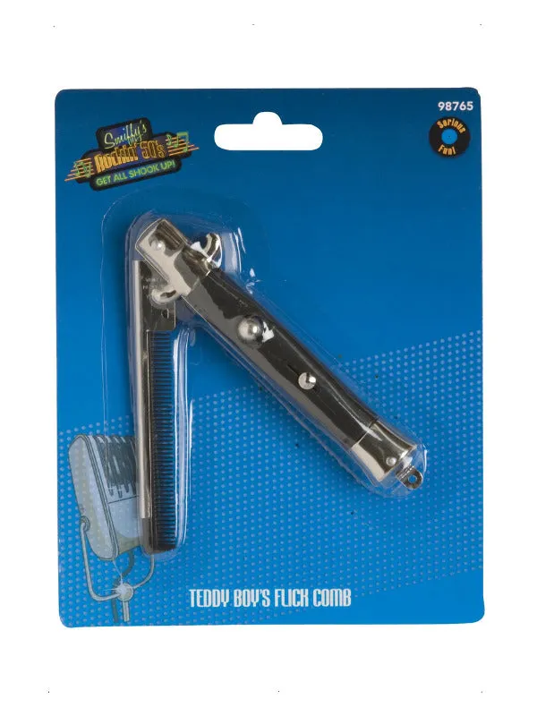 50s Style Teddy Boy Flick Comb