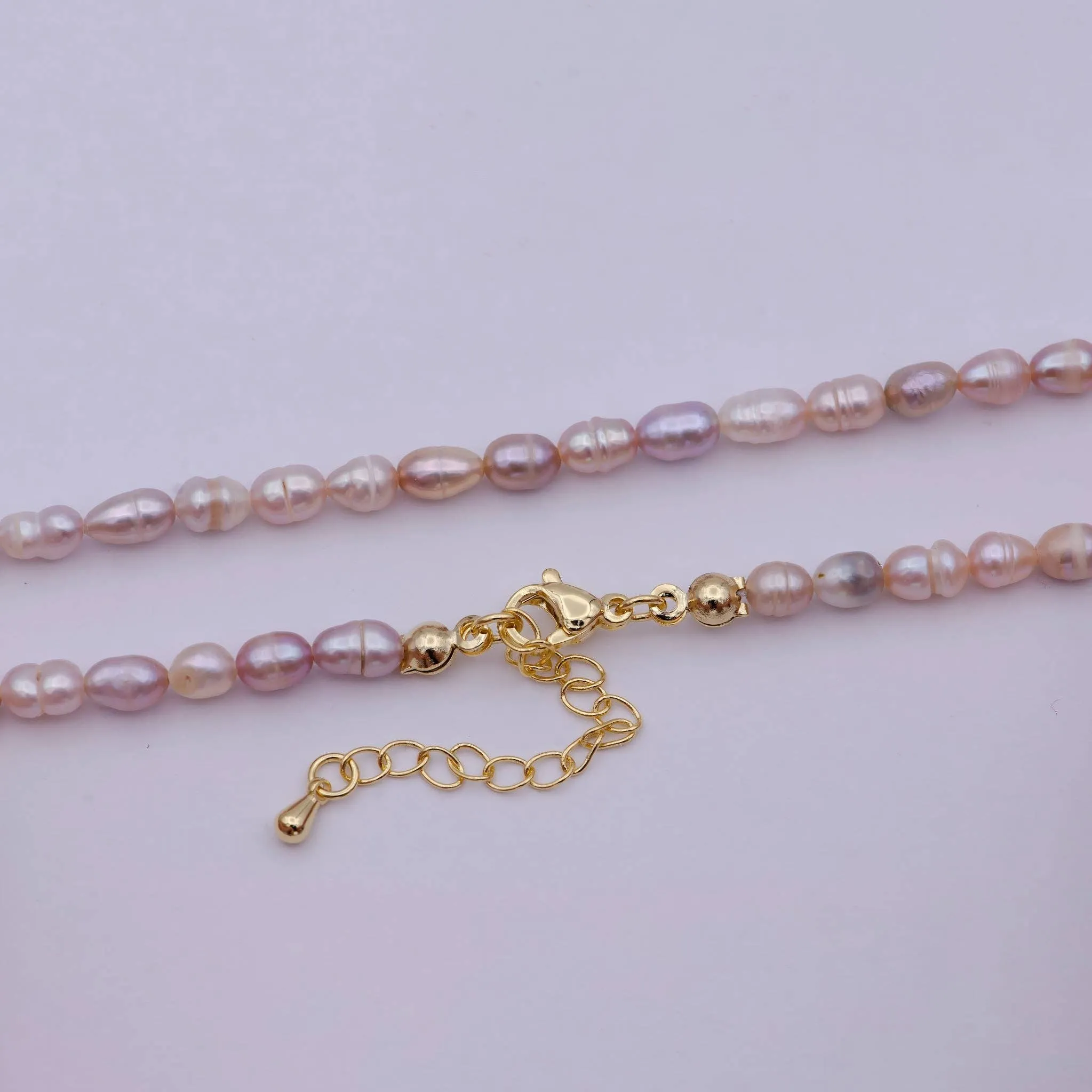Aim Eternal - Blush Pink Pearl Necklace