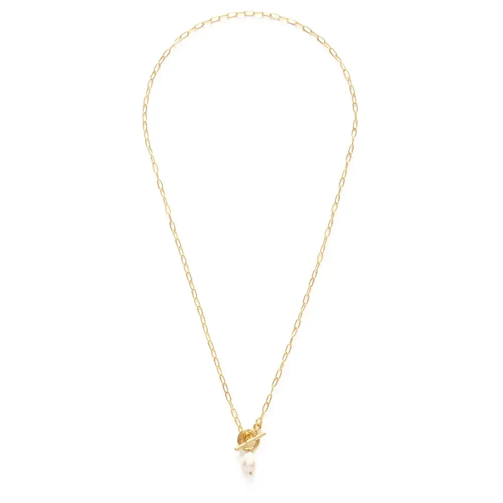 Amano Studio - Toggle Clasp with Pearl Necklace