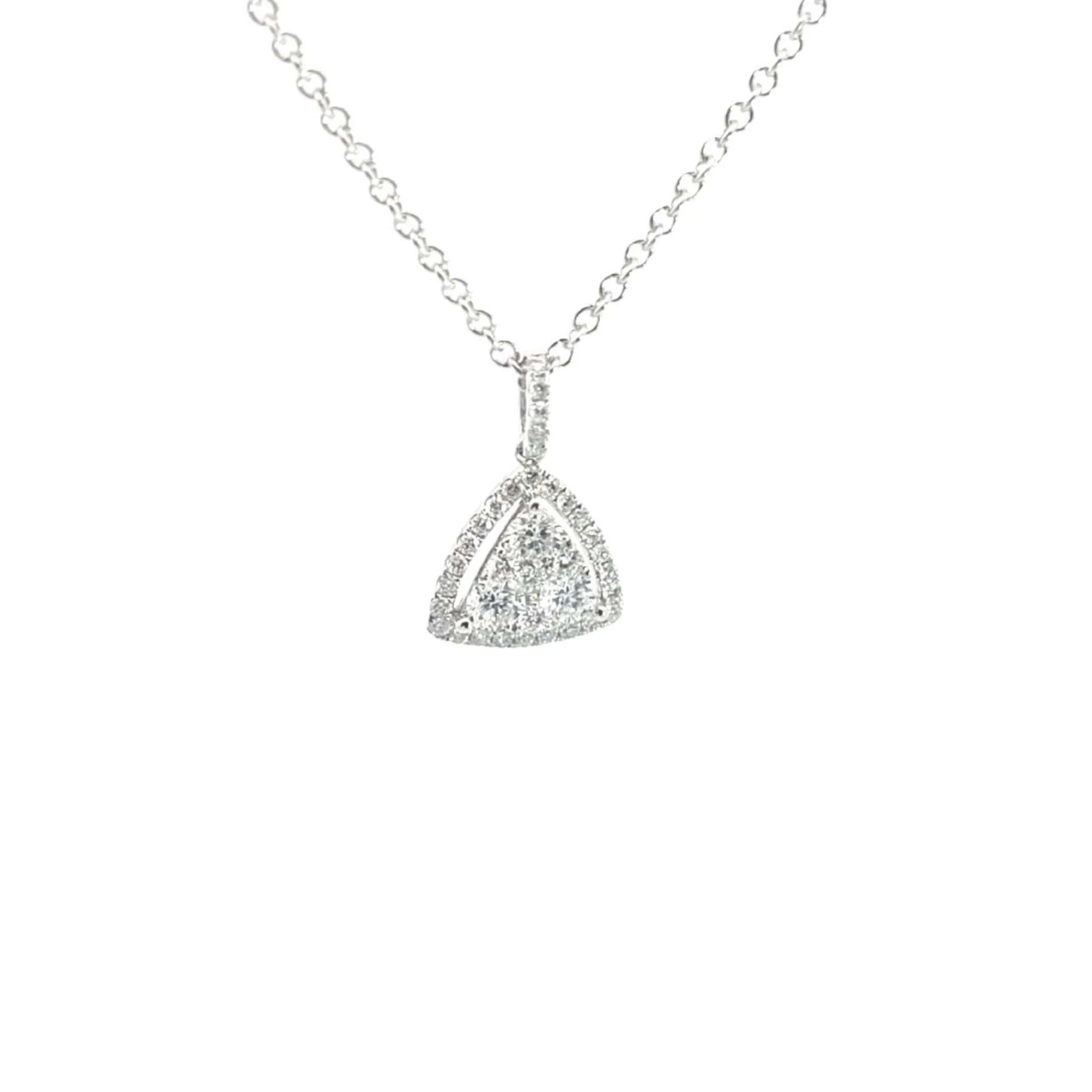 Amelia Diamond Triangle Necklace