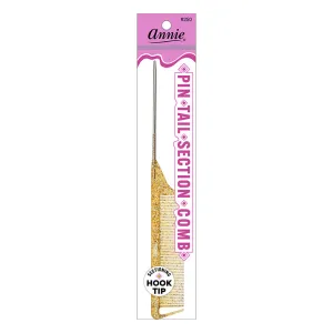 ANNIE Luminous Pin Tail Section Comb Assorted Color #250