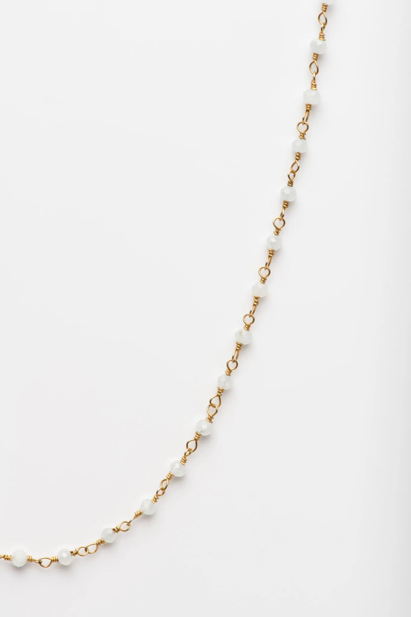 Aquamarine Duet Necklace