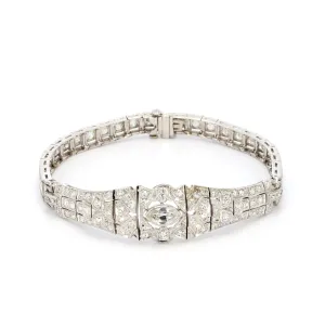 Art Deco Dimoand Bracelet