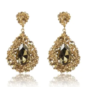 Charlotte Earrings - Brown
