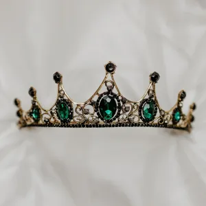 Cindy's Tiara in Green & Gold