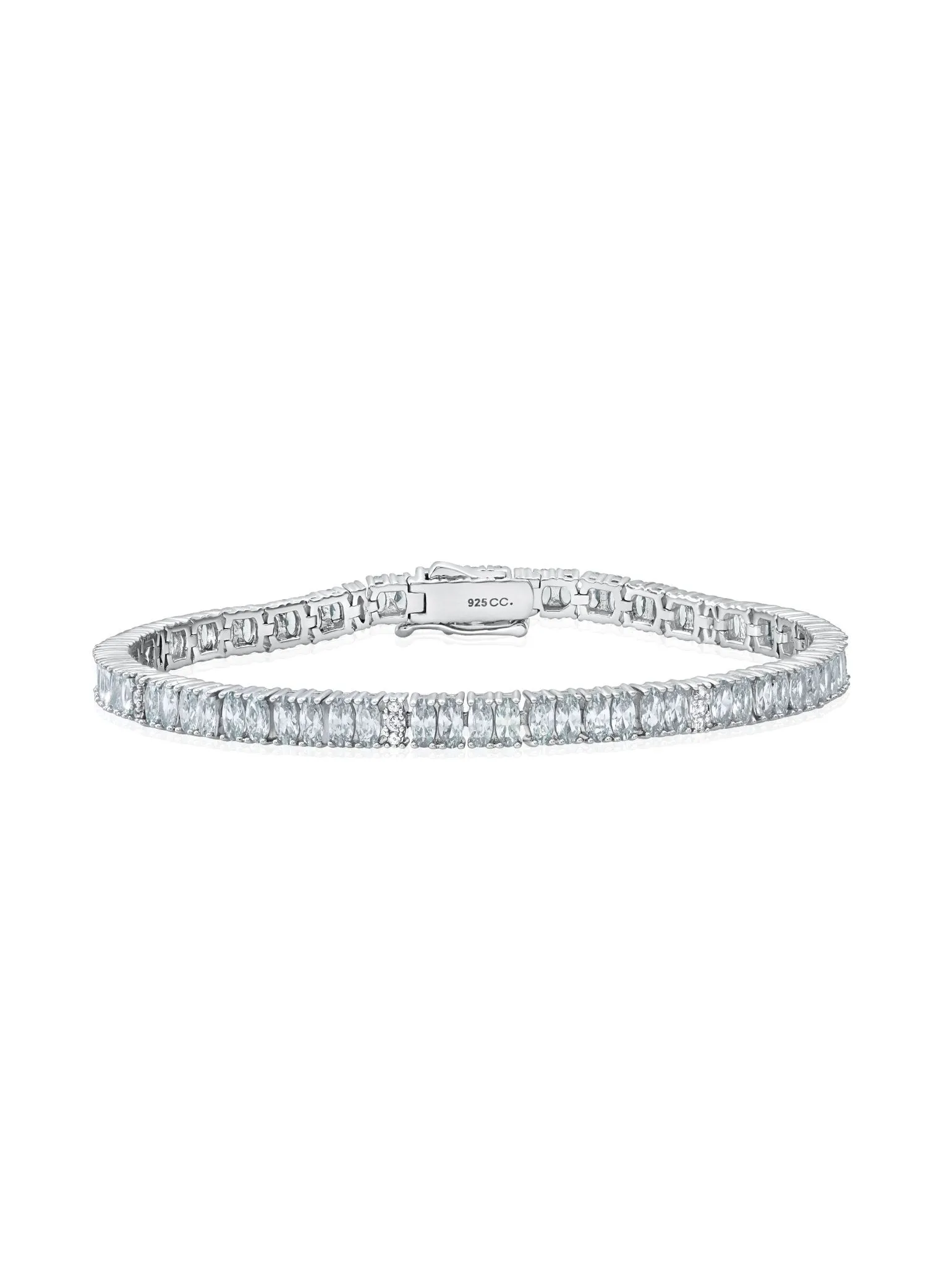 Clear Hues Tennis Bracelet