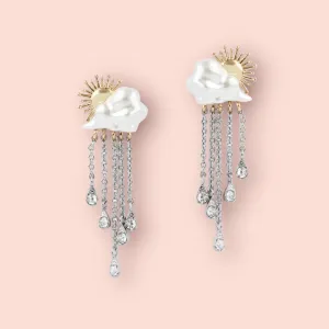 Cloud Statement Earrings by Bill Skinner
