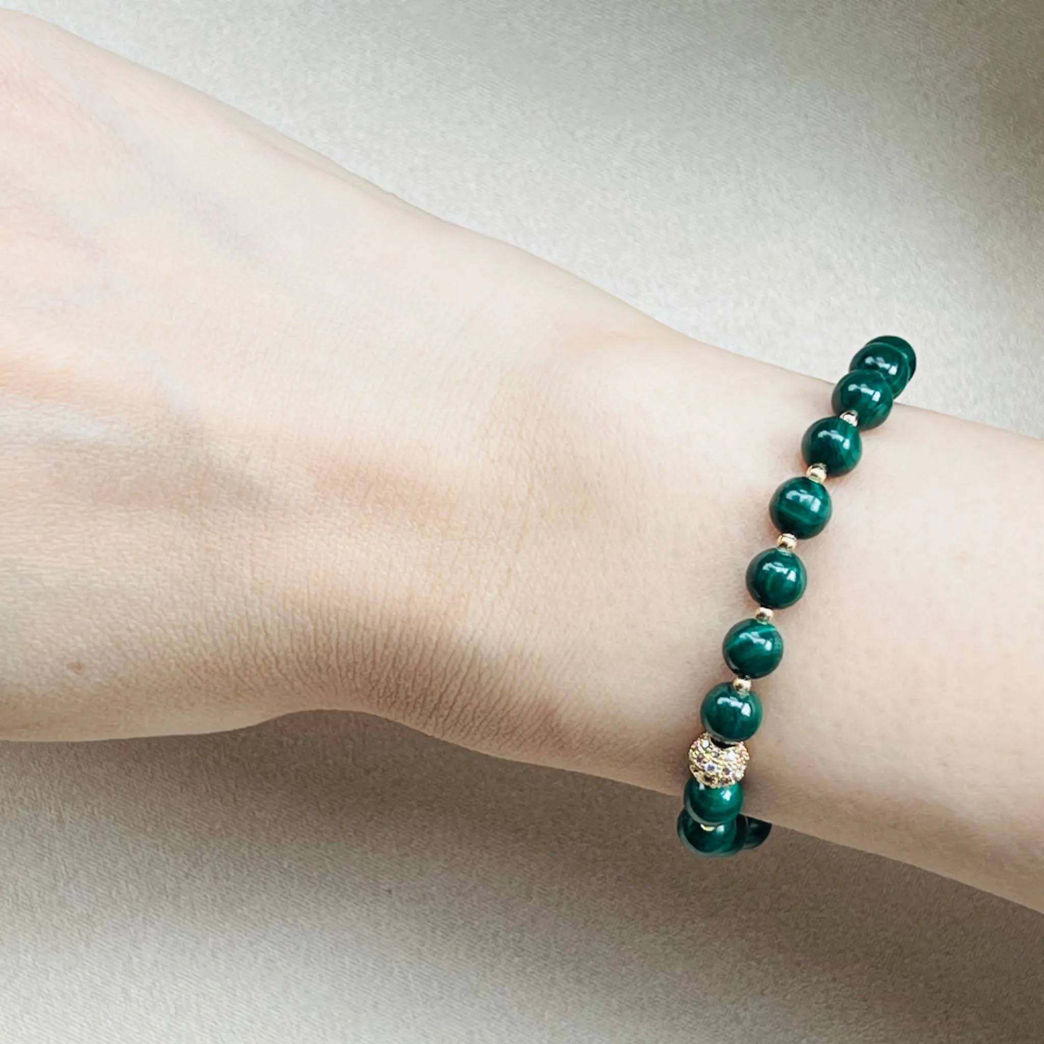 Delightful Diopside Baby Diadem Bracelet