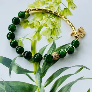 Delightful Diopside Baby Diadem Bracelet