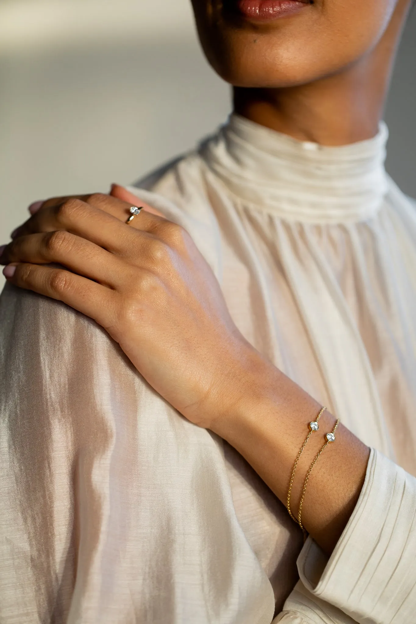 Diamond Bezel Bracelet