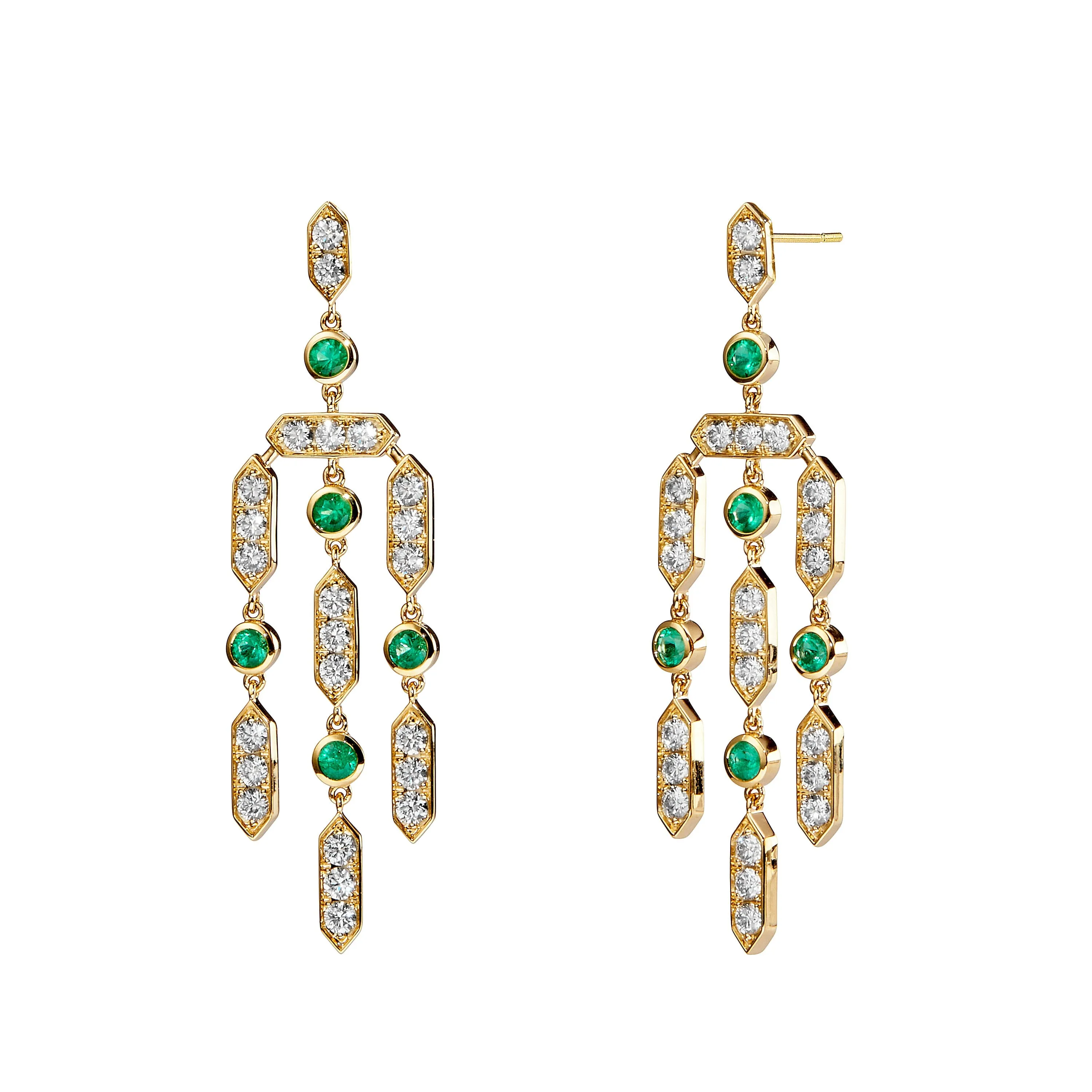 Diamond Chandelier Earrings