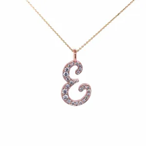 Diamond Initial Necklace