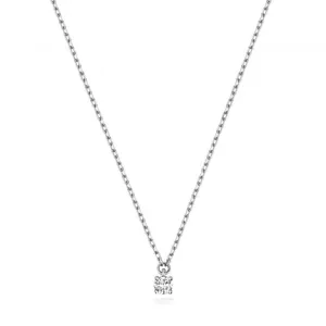 Diamond Jewellery 9ct White Gold Diamond Necklace ND132W
