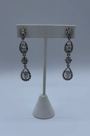 Elen Henderson Crystal Chandelier Teardrop Earrings
