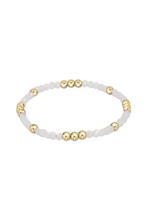 Enewton Worthy Pattern 3mm Bead Bracelet - Moonstone