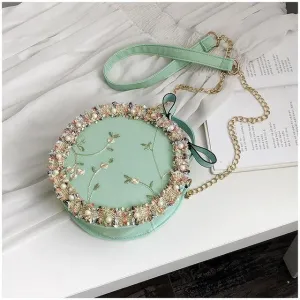 Flower Diadem    Bag Kawaii Academia Y2K Cottagecore Coquette Fairycore Dollette Princesscore