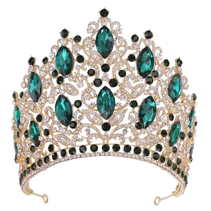 Gorgeous Large Crystal Tiaras Crown - Quinceanera-Pageant-Bridal