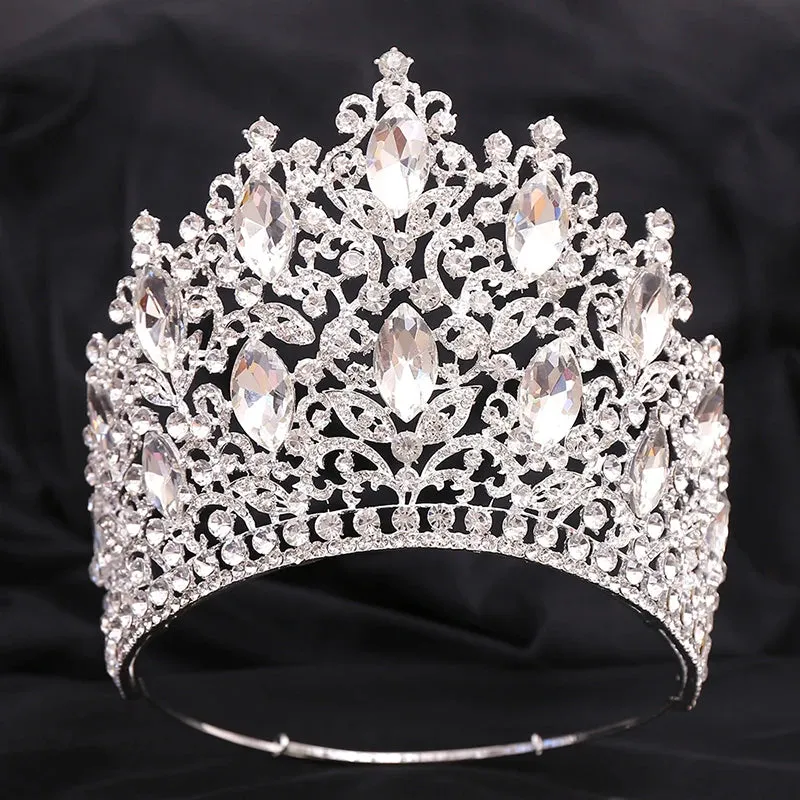 Gorgeous Large Crystal Tiaras Crown - Quinceanera-Pageant-Bridal