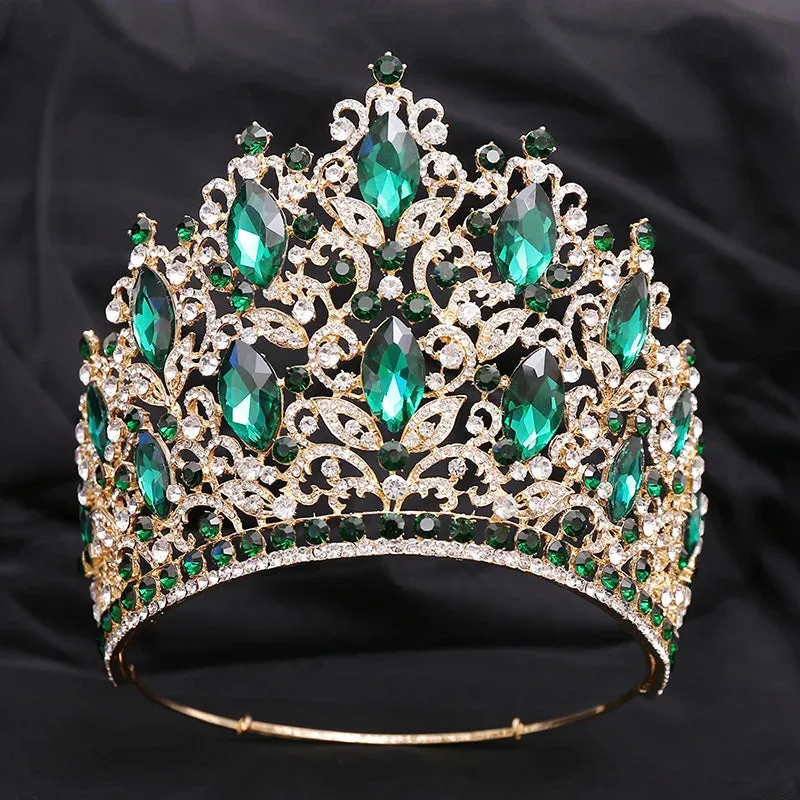 Gorgeous Large Crystal Tiaras Crown - Quinceanera-Pageant-Bridal