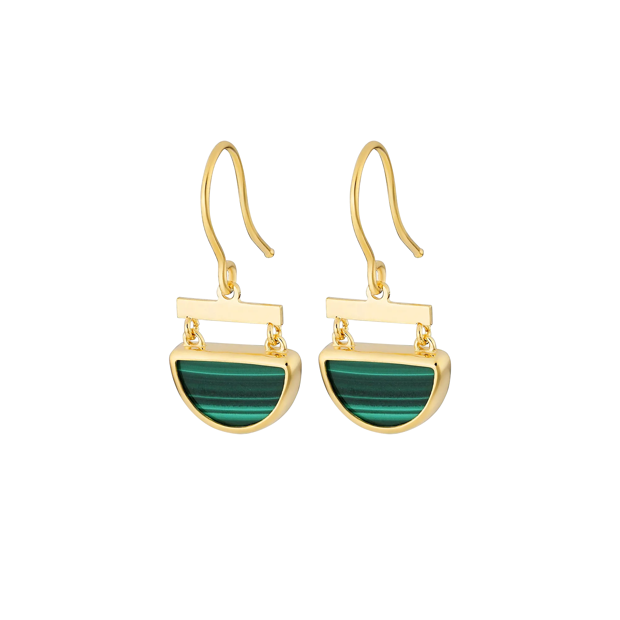 Hanging Half Circle Earrings