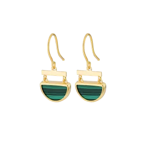 Hanging Half Circle Earrings