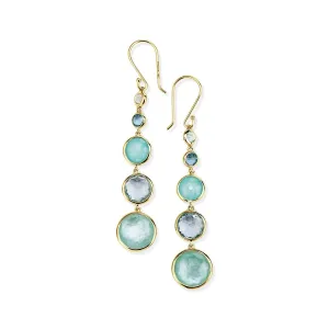 Ippolita 18K Yellow Gold Lollipop Long Lollitini Earrings in Waterfall