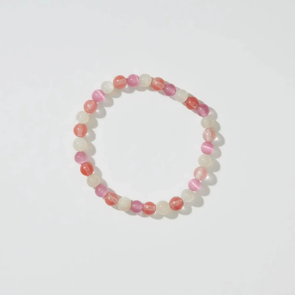 Lara Kids Bracelet in Cherry Quartz by Nirrimis