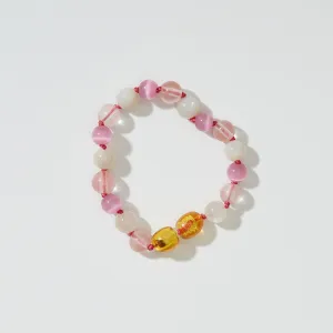 Lara Kids Bracelet in Cherry Quartz by Nirrimis