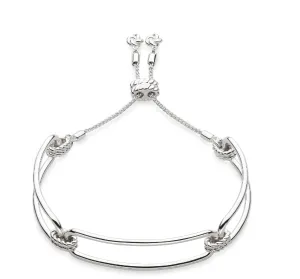 Marina Rope Bar Link Toggle Bracelet