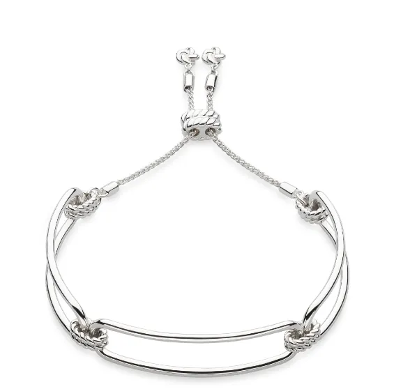 Marina Rope Bar Link Toggle Bracelet