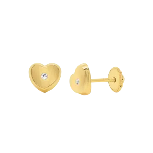 Mini Gemstone Love Earrings