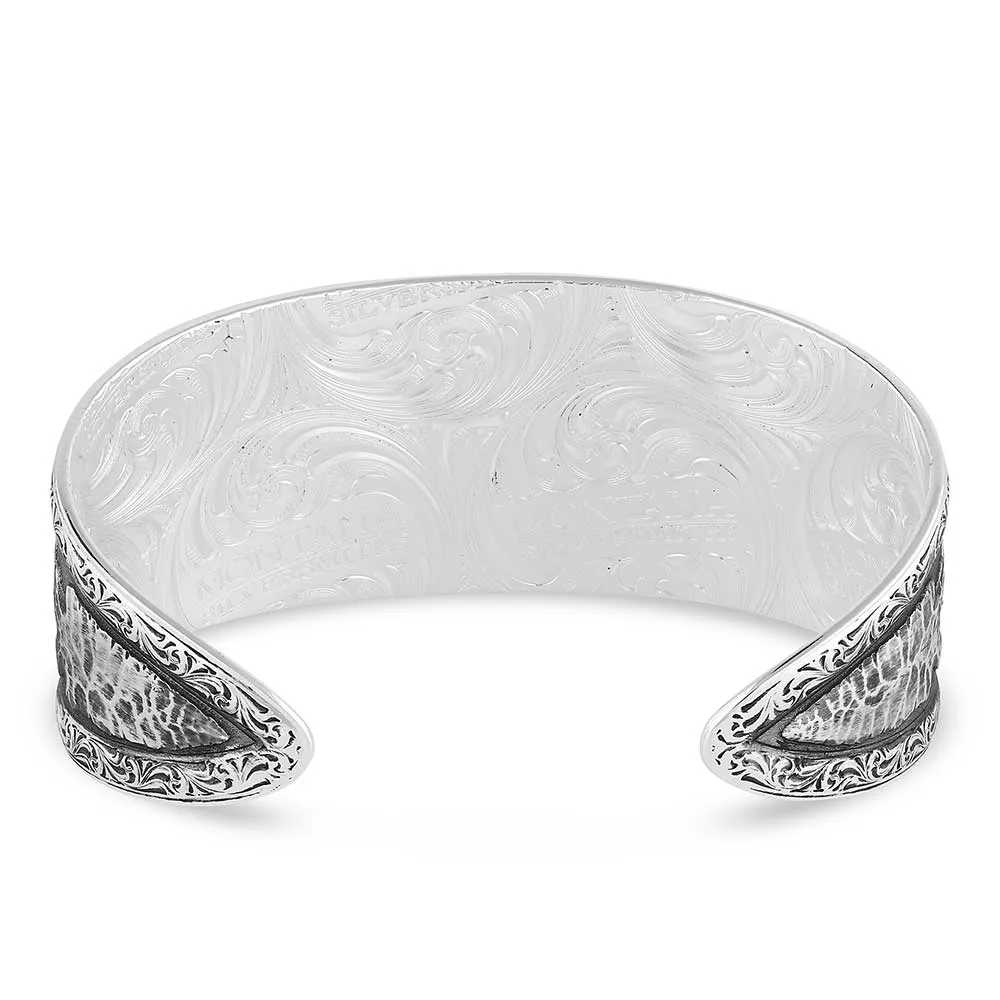 Montana Silversmiths® Women's Blue Spring Turquoise Cuff Bracelet