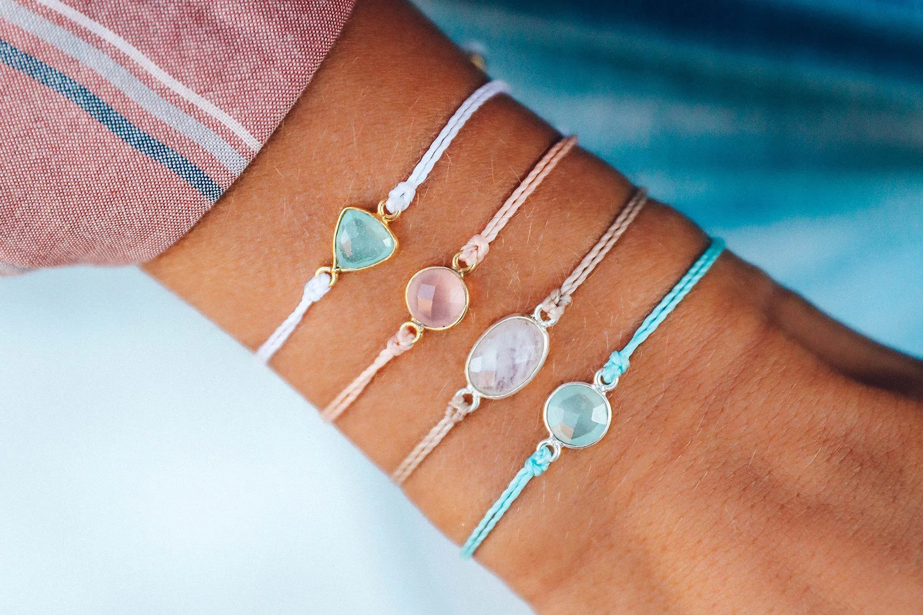 Moonstone Charm Bracelet