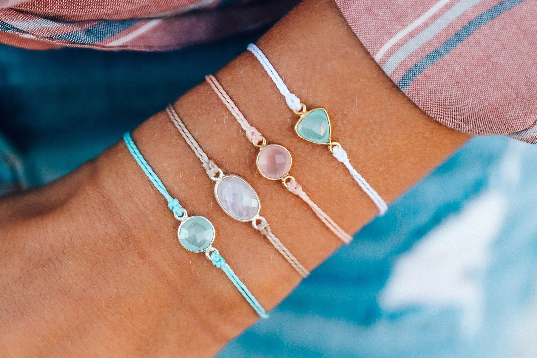 Moonstone Charm Bracelet