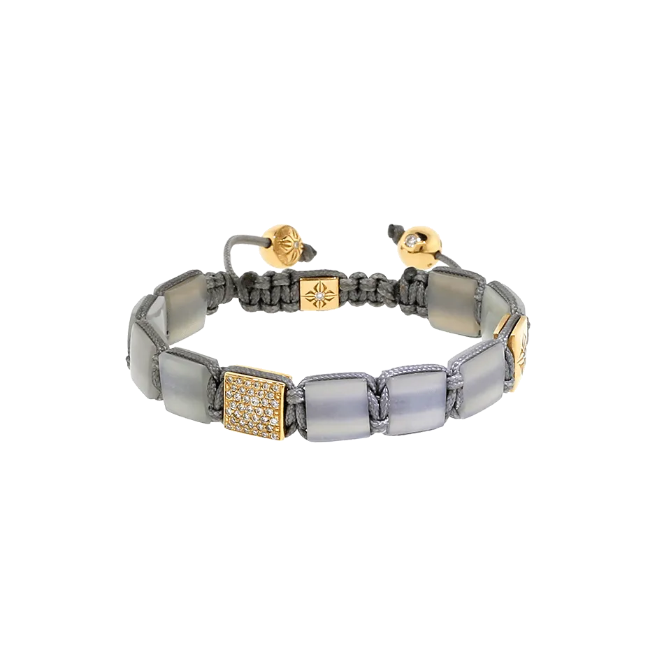 Moonstone Lock Bracelet