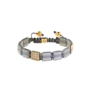 Moonstone Lock Bracelet