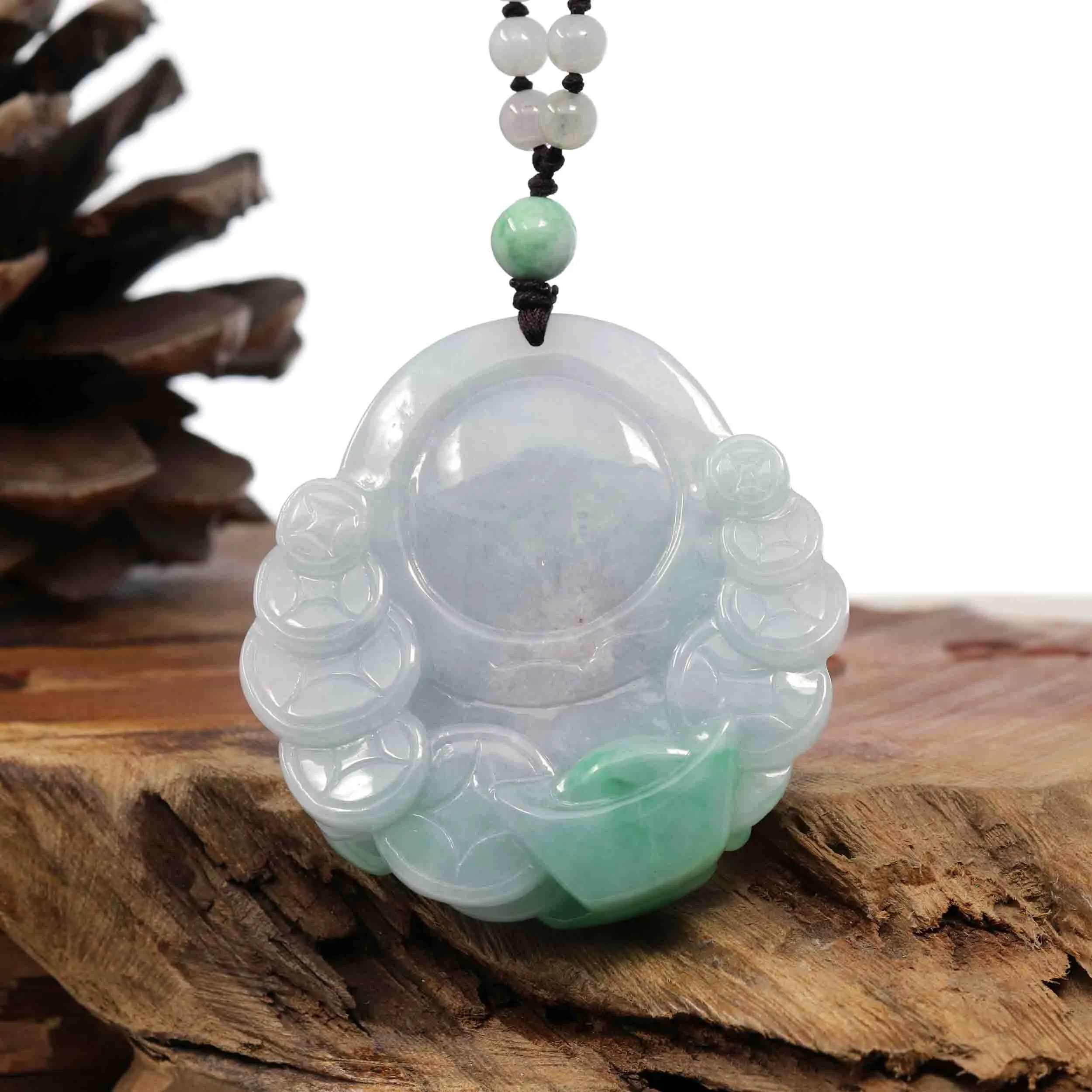 Natural Burmese Jadeite Jade Happy Buddha