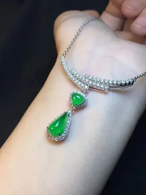 Natural Jade Necklace Jadeite Necklace NNE039