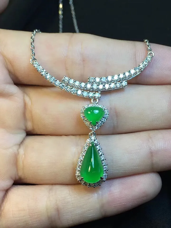 Natural Jade Necklace Jadeite Necklace NNE039
