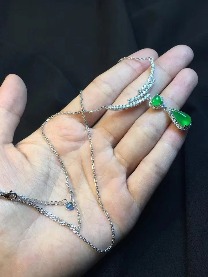 Natural Jade Necklace Jadeite Necklace NNE039